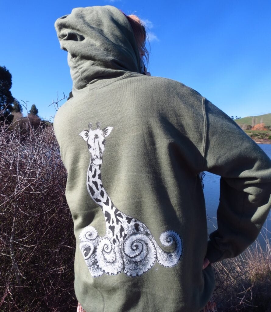 Gildan Hoodie_Natalie J Cheetham Illustration_Ethical Choices