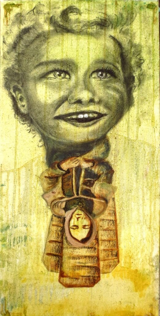 Price of Privilege - Oil and Charcoal on Canvas